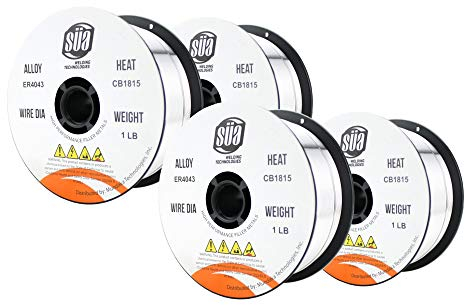 ER4043 MIG Aluminium-Schweißdraht, 0,5 kg x 0,1 cm, 4 Spulen