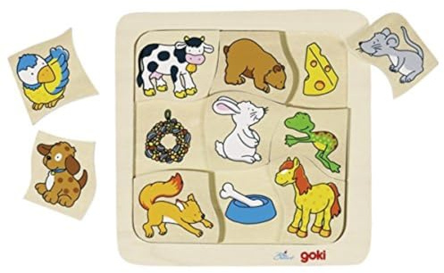 goki 56880 - Legespiel Wer frisst was?