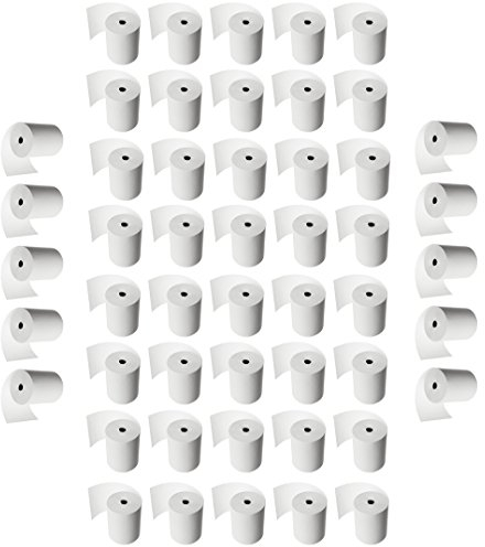 50 Thermorollen 80mm x 80m x 12mm [Ø 80mm] - Thermopapier Bonrolle - 80m lang - 50 Stück
