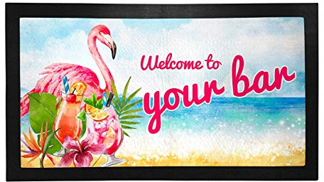 Bang Tidy Clothing Personalised Bar Runners Cocktails Home or Pub Bar Mats Mens Gift Idea