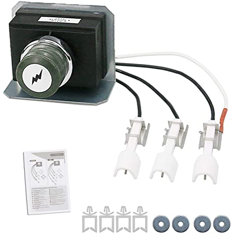 GFTIME 7628 Kit di accensione per Grill a Gas Weber Genesis Serie 300 e 320, 320 e 2011, più recenti (Pannello di Controllo Frontale) Accenditore elettronico, Kit di accensione degli elettrodi