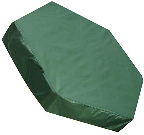 SOONHUA Sandkastenabdeckung, sechseckige Sandkastenabdeckung mit Kordelzug, wasserdicht, staubdicht, für Haus und Garten