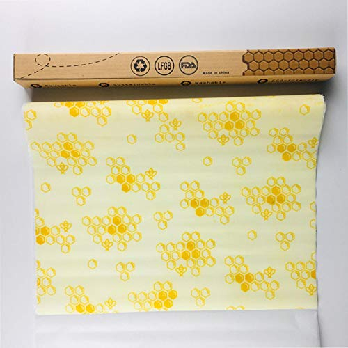 OSALAD Zero Waste Reusable Storage Wrap Sustainable Organic Sandwich Cheese Food Wrapping Paper Bpa Plastic Free Beeswax Roll