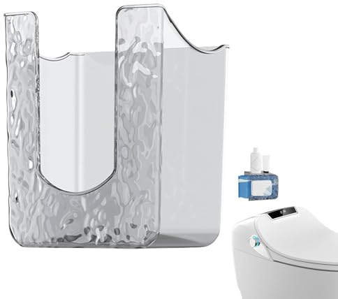 Soporte para pañuelos de cosméticos, dispensador de toallitas húmedas montado en la pared, dispensador de pañuelos adhesivos para la pared, caja de almacenamiento de pañuelos sin agujeros, dispensador