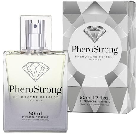 PheroStrong Pheromone Perfect for Men - with sex pheromones - Parfüm für Manner mit Pheromonen-Effekt Aphrodisiakum für Männer Perfume Zerstäuber für unterwegs Pheromones Perfume long lasting 50ml