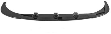 KLAUER Auto Frontspoiler Glanz Schwarz/Carbon Fiber Front Bumper Splitter Lip Spoiler Für VW T5 T5.1 Für Sportline 2010 2011 2012 2013 2014(Carbon Fiber Pattern)