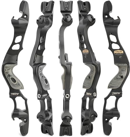 19Zoll ILF Recurvebogen Tragegurt Aluminium Tragegurt rechts für alle ILF-Bögen Amerikanischer Jagdbogengriff für Bogenjagdvisiere (schwarz)