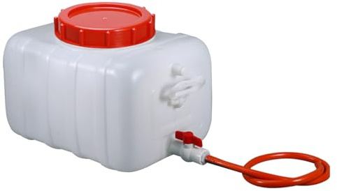 MJHETCY Water Bucket Calidad Alimentaria 25L/35L/50L/80L/110L/200L Bidones De Agua con Grifo，Senderismo Camping Picnic Travel BBQ Tanques De Almacenamiento De Agua Domésticos(Size:50L)