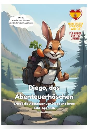 Meine ersten spanischen Wörter: Diego das Abenteuerhäschen. Erlebe die Abenteuer von Diego und lerne dabei Spanisch für die kleinen von uns