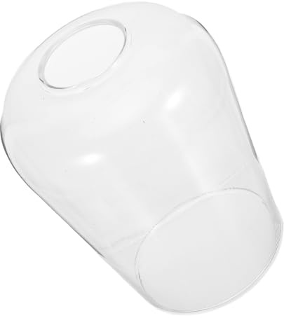 Gadpiparty Abat-jour Cloche en Verre, Abat-jour Suspendu en Verre, Culot E27, Ouverture 4,5cm, Remplacement, Anti-chaleur, Éclairage Doux sans Éblouissement, Salon, Usage Quotidien
