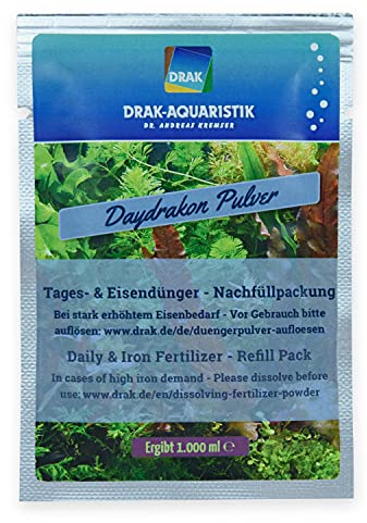 DRAK-Aquaristik Daydrakon Tagesdünger & Eisendünger Nachfüllpack - 1,0 Liter