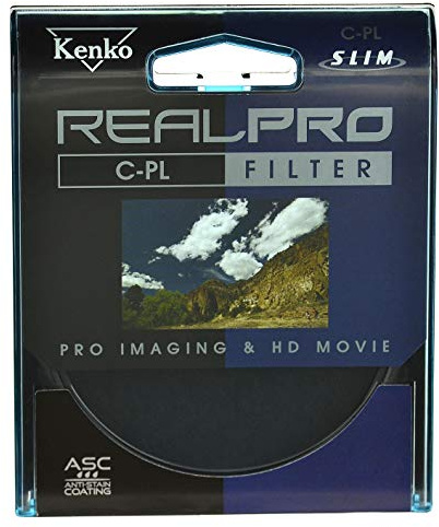 Kenko - Filtro de la foto - un filtro polarizador real pro mc delgado 72 mm - un filtro polarizador 72 mm tornillo