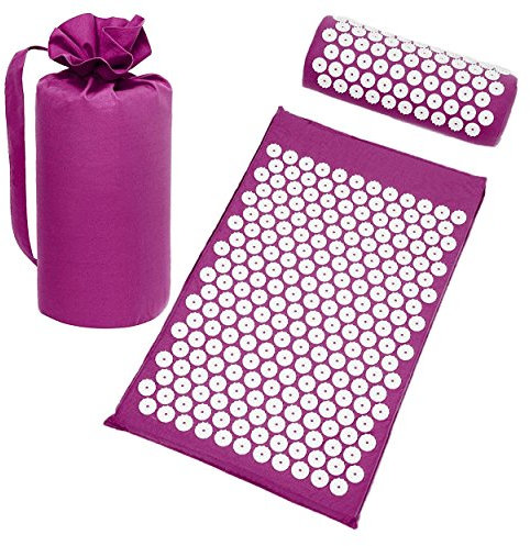 Set Akupressurrmatte + Kissen in eine Tasche mit 357 Rosetten