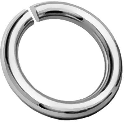 My-Bead offene Binderinge 10 mm – 925 Sterlingsilber Schmuckringe zum Basteln Verbinden & Reparieren – Rundringe Schmuckherstellung DIY Armbänder & Ketten (1 Stück)