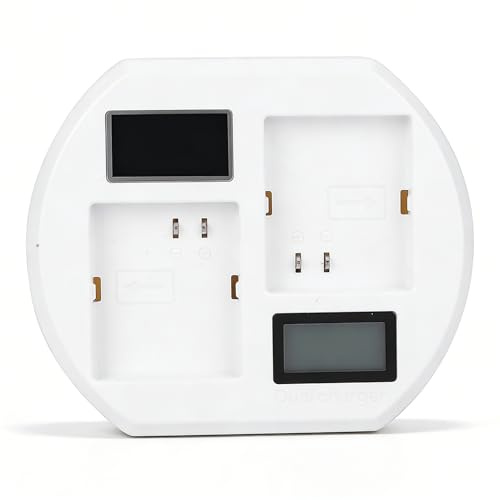 Cargador, Cámara de Video Batería USB Cargador Rápido para Arlo Pro 2/Pro/Walk Light Batería Cargador de Base Inteligente LCD de Doble Carga