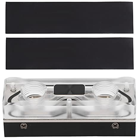 Fdit Wasserkühlblock, M.2 SSD Kühler SSD Kühlkörper Kühler Computer Wasserkühlung Wärmetauscher Computer Zubehör