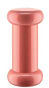 Alessi Totem Domestici ES19 2 - Molinillo de Sal, Pimienta y Especias de Diseño en Madera de Haya, Rosa, Roja y Amarilla