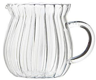 Gravy Boat for Milk, Broth, Sauce Household Glass Teapot Daily Fruit Juice Drink Can British Coffee Milk Jug Microwave-heated Milk Cup, Suitable for Family Cafes for Dining, Holiday Meals,Parties