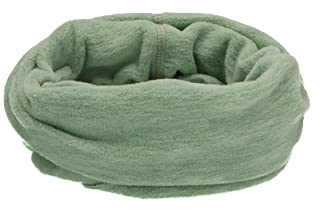 Sterntaler Baby Unisex Schlauchschal Baby Kinder Melange Multifunktionstuch - Baby Schlauchschal - aus Microfleece - grün, S