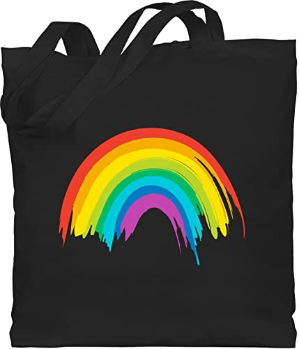 Shirtracer - Baumwolltasche - Kleidung Pride Flag - Regenbogen LGBT & LGBTQ