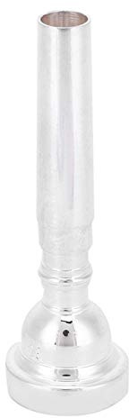 Trompet Mouthpiece, 3C Glattes Gesicht Trompet Mouthpiece, Haltbares Metallisches Material Trompet Mouthpiece für Anfänger Trompete Enthusiasten(Silber-)