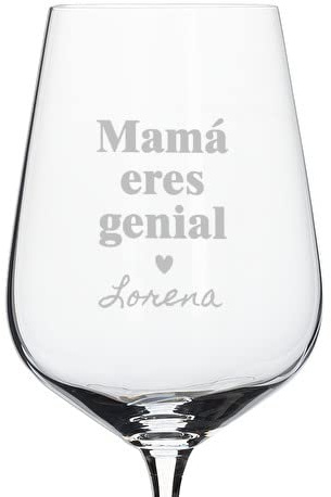 Wanapix | Copa de Vino Personalizada Regalo Día de la Madre | Eres genial