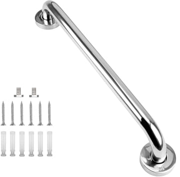 YF Maniglione Bagno, 40 cm Maniglia Doccia Anziani Acciaio Inox 304, Barra di Sicurezza per Doccia, Vasca, WC, Cucina, Scale, Disabili Robusto Corrimano per Gravida Bambini Persone Mobilità Ridotta