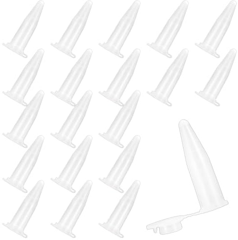1,5 ml Tubos de Centrífuga, 210 Pcs Micro Muestra de Tubo de Ensayo Centrífuga e Plástico, Viales de Muestra Cónico Recipiente Transparente con Tapa a Presión para Laboratorio Experimento