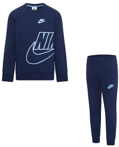 Nike Mixte Enfant Nsw Ft Icon Crew Set Blender, Bleu, 4-5 Ans EU