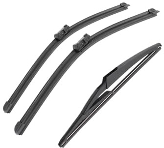 Wiper For Fiat 500 312 2007 2008 2009 2010 2011 2012 2013 2014 2015 2016 2017 24+14+11 Front Rear Wiper Windshield Windscreen Window Accessories Car Windscreen Wiper