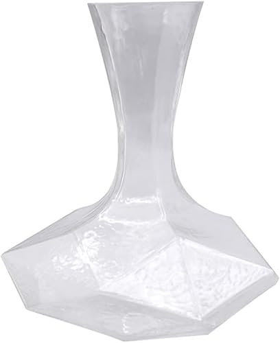 Decanter per vino rosso in cristallo, Set di caraffe di lusso fatto a mano in cristallo for vino rosso, bicchieri di cristallo senza piombo for brandy, champagne, decanter, brocca, versatore, aeratore