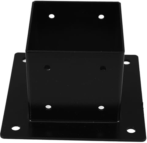 Mipcase Sturdy Post Holder for Deck Railing Fence Post Easy Install Railing Base