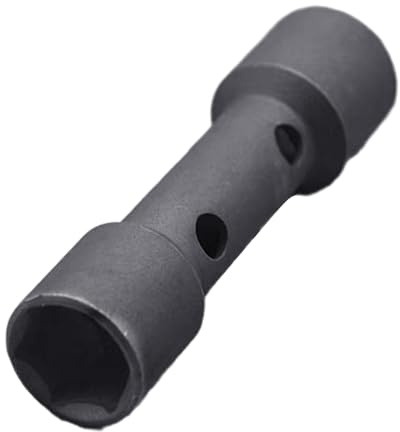 LLHCF Enchufe de bujías de acero de aleación de alta resistencia para motocicleta, doble cabeza de 16 mm y 18 mm para reparación y extracción de automóviles