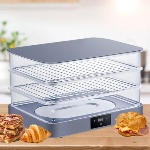 Fermentadora eléctrica de masa - Caja de fermentación de pan de 40 L, diseño extraíble de 3 capas, temperatura ajustable (1 min-24 h), ideal para repostería casera