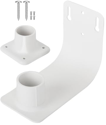 Supporto per Mangiatoia per - Protezione Pioggia e Sole con 6 Viti - Stazione di Alimentazione per Selvatici da Esterno - per Balcone Giardino Terrazza Finestra e Piccoli