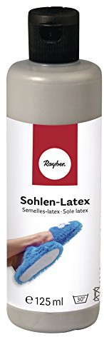 Rayher 38471000 Sohlen-Latex, Flasche 125 ml