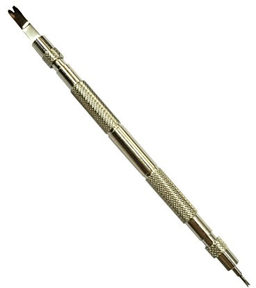Bergeon 6111 Werkzeug zum Entfernen der Armbanduhr-Stecker - 3-in-1 mit Spatel, V-Spitze und wendbarem Ende feiner - Unisex-Erwachsene - Uhrenwerkzeug