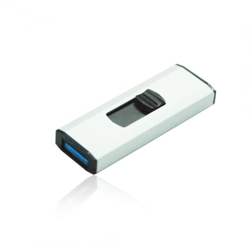 MediaRange – USB-Stick USB 3.2 Gen 1 256GB, Schwarz | mit Schiebemechanismus | Plug & Play | für Windows, macOS & Linux
