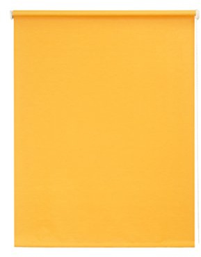 Sunlines HWA10445 Seitenzugrollo Verdunklung, Stoff, mandarine gelb/weiß, 142 x 180 cm