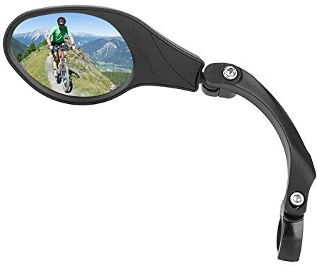 Specchi bici, 1 pz Specchietto retrovisore bici Specchio retrovisore | manubrio regolabile per bici da strada Mountain Bike Bicicletta elettrica(Left)