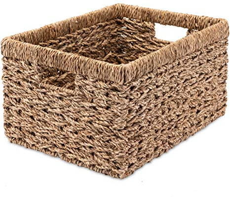 Decorasian, cesto portaoggetti in alga marina, molto resistente