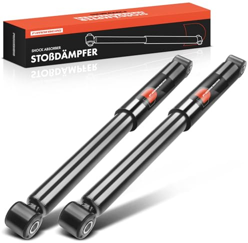 Frankberg 2x Stossdämpfer Stoßdämpfer Hinten Links Rechts 514mm Gasdruck Kompatibel mit Golf IV 1J1 B.o.r.a Variant 1J6 A3 8L1 Replace# 343310,1J0513025AL