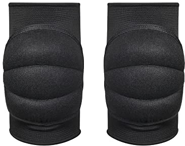 Playwell Luxus Mma / Judo Dick Gepolstert Schwarz Knieschützer - Hochwertig (Groß)