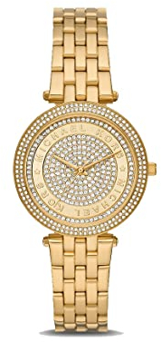 Michael Kors - Darci Collection, goldfarbenes Edelstahlarmband, Uhr für Damen MK4673