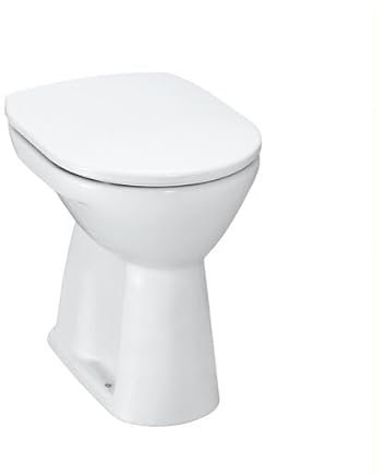 LAUFEN PRO Stand-Flachspül-WC, Abgang senkrecht, 360x470x450mm, H825957A000001, Farbe: Weiß mit LCC Active