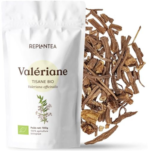 VALERIANE TISANE BIO 100g (50 Tasses) | Tisane Valeriane Bio | Racine de Valériane Pure et Propre REPLANTEA