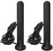 2 Stück 5G LTE Antenne Outdoor Omnidirektionale Signalverstärker 5G Antenne, SMA TS9 Stecker 15DBI High Gain Magnetfuß Antenne, 3G/4G/5G/GSM/GPRS Router alle Frequenzbänder Universell (3 Meter)