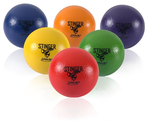GSM Brands 3.5 Inch Dodgeballs (30 Pack) – Durable Soft Skin, Multi-Color Fun for Kids