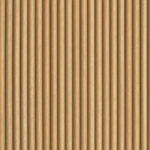 VEELIKE Papier Peint Bois 3D Arrondi Panneau 40 cm × 900 cm Papier Collant pour Meuble Chambre Panneau Bois Decoratif Salon Mural Autocollants de Décoration pour Porte Salle de Bain Imperméable