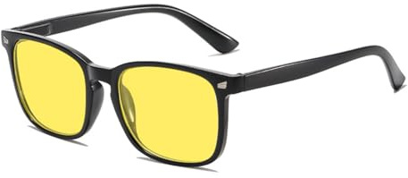 ARWIG Night Driving Glasses, Anti Glare Night Driving Glasses Night Vision Glasses Night Time Driving Glasses Astigmatism Glasses Night Driving Night Driving Glasses for Women Men (Black)